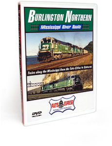 Burlington Northern Mississippi River Route DVD Video
