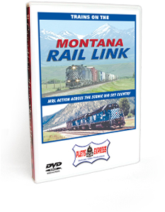 Trains on the Montana Rail Link DVD Video